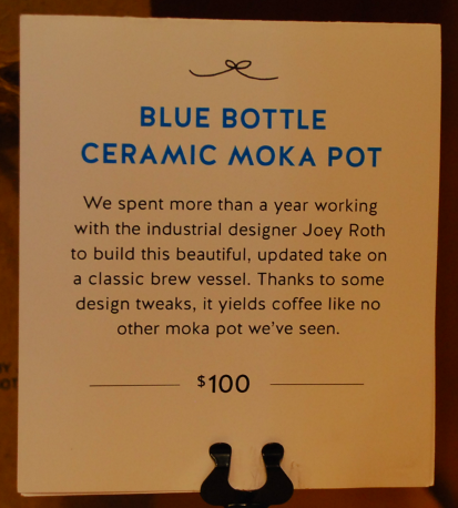 Moka Pot Blue Bottle