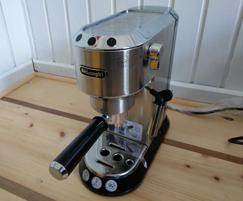 Macchina Caffè Espresso De'Longhi Dedica EC 680.BK | Thermoblock, Flusso Regolabile, Cialde E Polvere, Nero